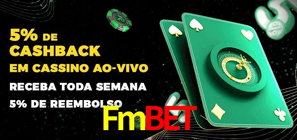 Promoções do cassino ao Vivo Fmbet